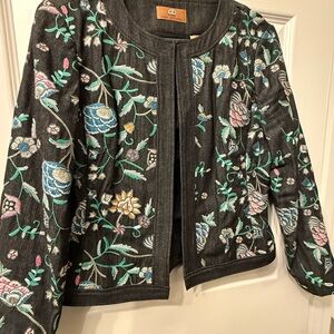 Embroidered Floral Jacket